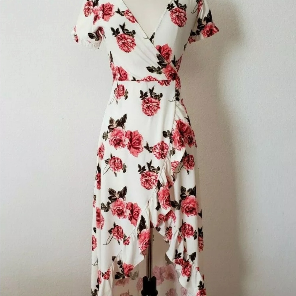 New without tags Anthropologie wrap dress floral